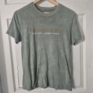 Men's Abercrombie & Fitch Washed Green Tee Shirt Sz XS